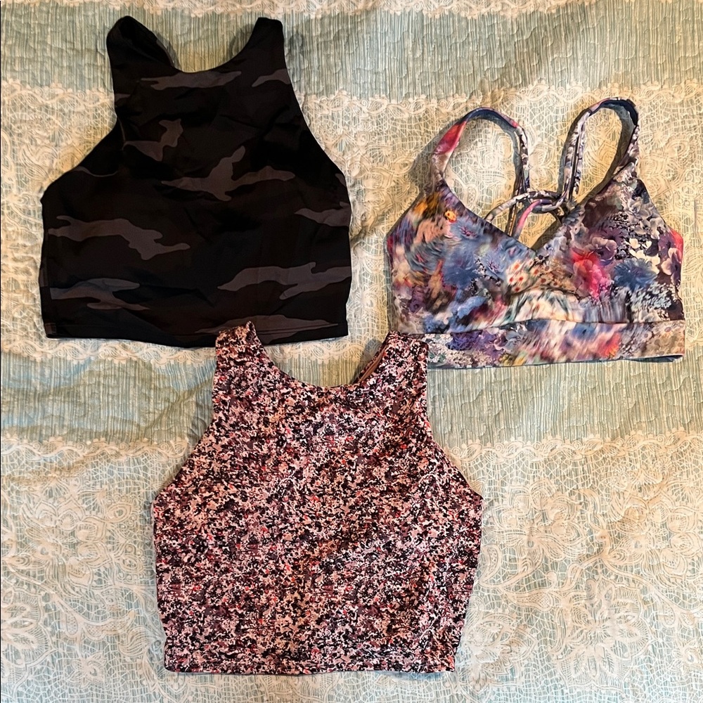 Athlete sports bras - size xs